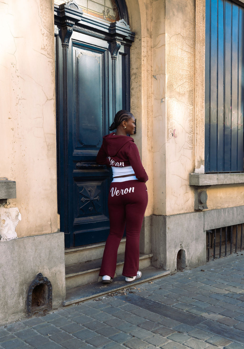 GIORGIA - ensemble survêtement - bordeaux