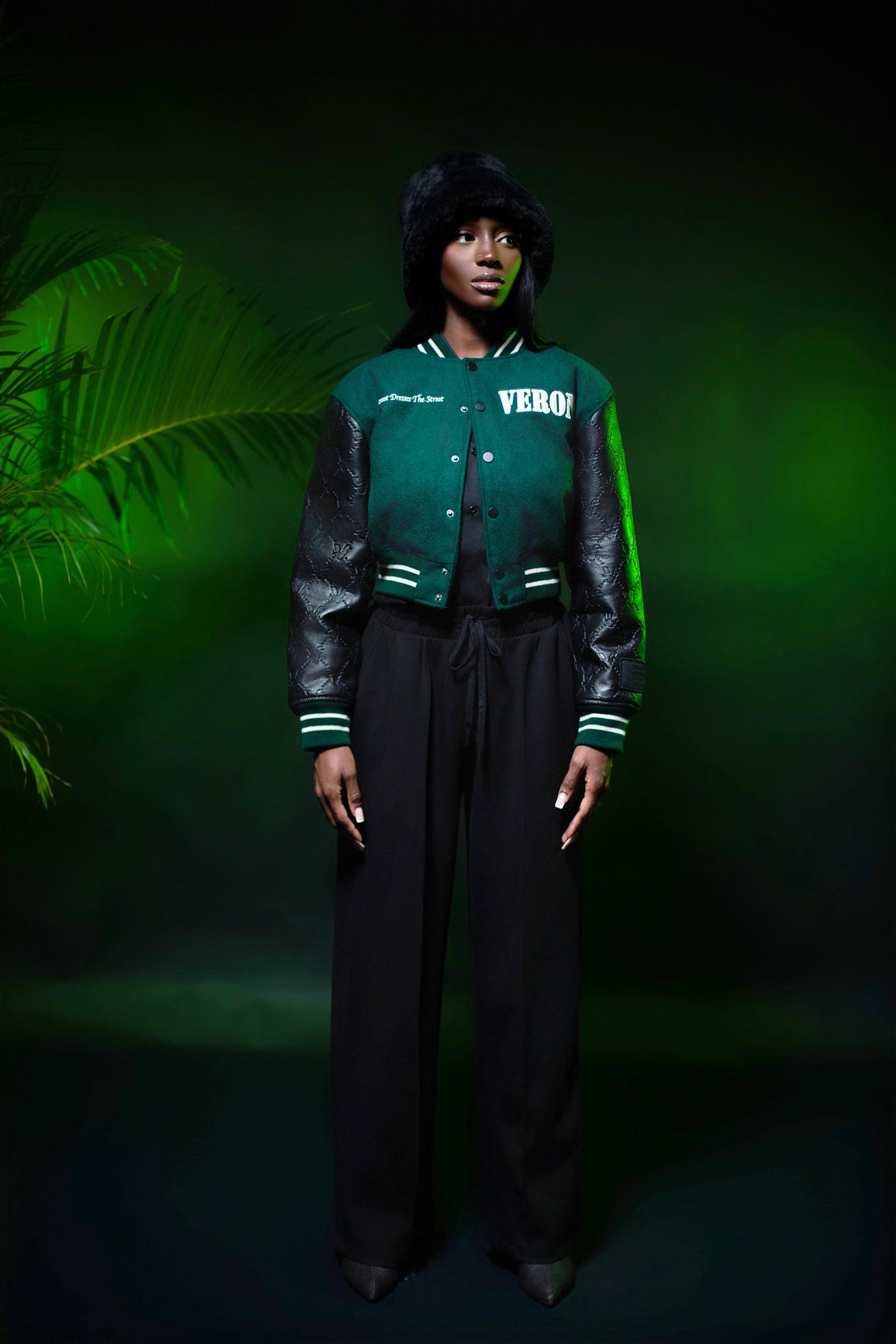 CADEN VARSITY - veste courte - vert