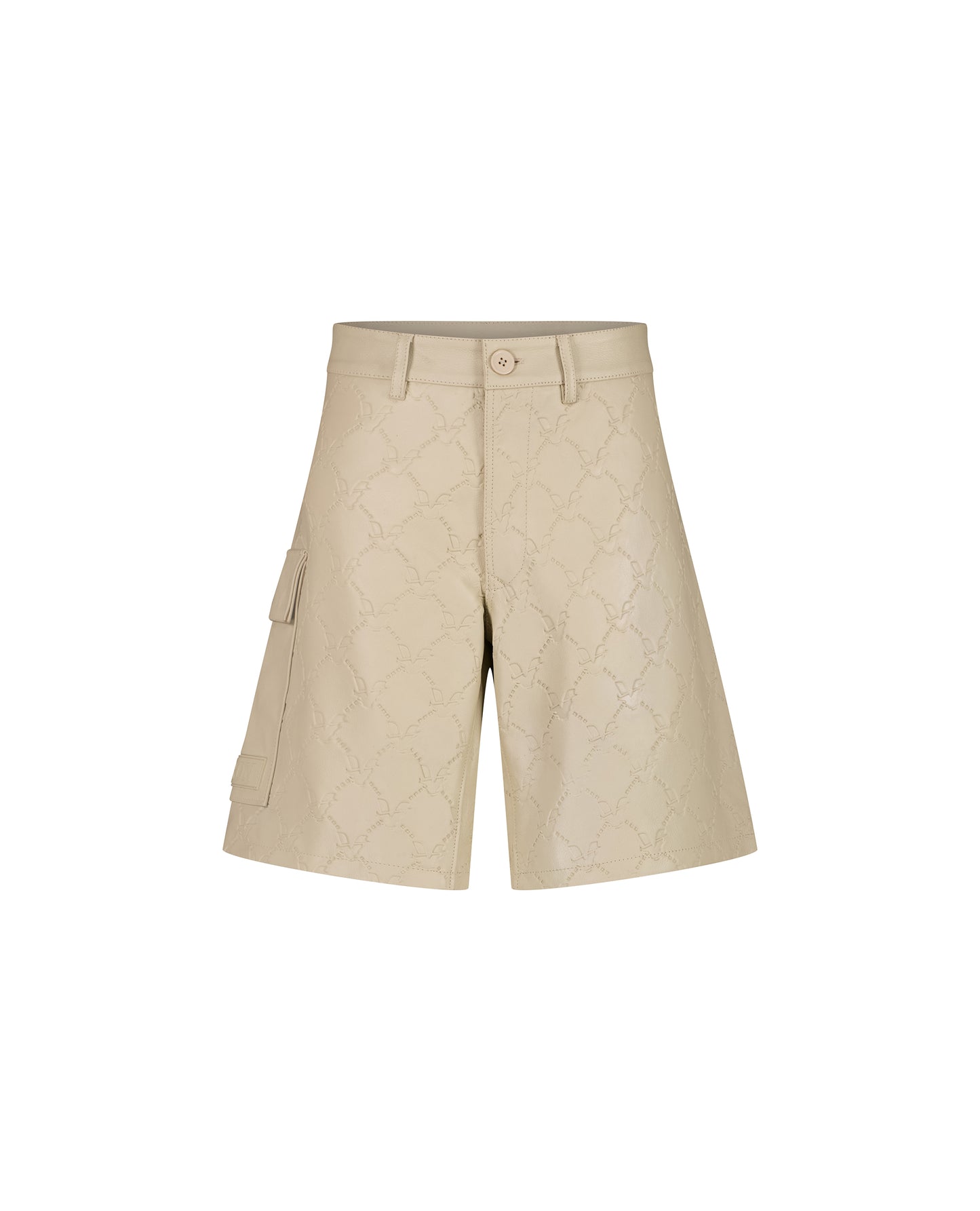 BRAYAN short en cuir