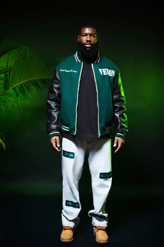 CADEN VARSITY JACKET - VERT